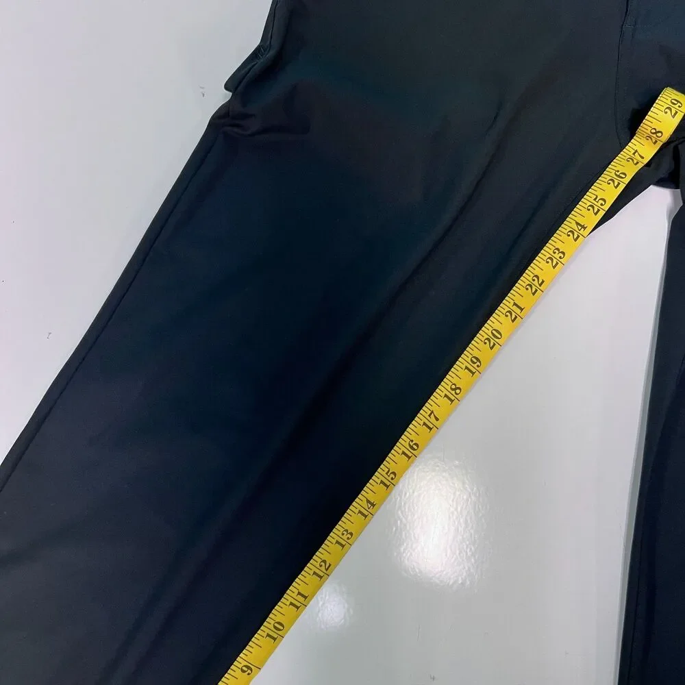 Rhone Commuter Classic Pants lot of 2 Pair Mens 35x27 Black Gray Stretch Chino